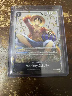 Monkey.D.Luffy (Tin Pack Set Vol. 2) P-075 One Piece Promotion Cards Foil VHTF - Image 1
