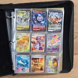 Pokemon Fan Art Gold Foil Holo Cards Job Lot 170+ VMAX GX V with Binder - Image 2