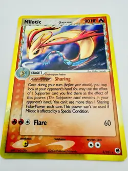 Pokemon TCG Milotic EX Dragon Frontiers Holo Rare Card 5/101 Delta Species - Image 3
