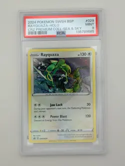 Rayquaza SWSH029 SWSH: Sword & Shield Promo Cards Holo PSA 9 - Image 1