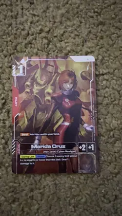 2025 Gundam Card Game Marida Cruz Newtype Rising R+ Foil #GD01-093 - Image 2