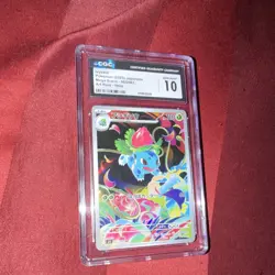 Pokemon Ivysaur Mega Brave Art Rare Holo 056/063 110 HP CGC 10 Card - Image 1