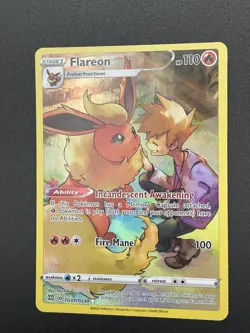 Flareon TG01/TG30 Ultra Rare Brilliant Stars Pokemon Card - Image 3
