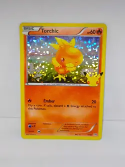 Torchic (Holo) McDonald's 25th Anniversary Promo 011/025 Pokemon Card NM - Image 1