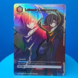Lelouch Lamperouge (016) (Gold) - Union Arena Promotion Card Code Geass - Image 1