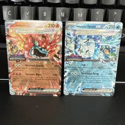 Pokemon Hearthflame & Wellspring Mask Ogerpon Ex 040 064 Promo Cards Stamped Set - Image 1