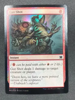 Gut Shot #117 (Foil) Modern Masters 2015 MM2 Magic MTG - VLP - Image 1