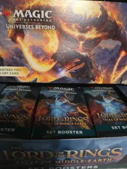 The Lord of The Rings Set Booster Packs MTG Magic The Gathering - Image 1