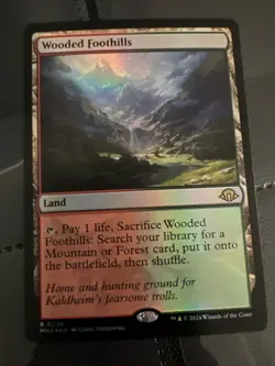 Wooded Foothills Foil 0236 MH3 NM/MT [Modern Horizons 3:MTG] - Image 1