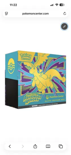 Mega Evolution-Ascended Heroes Pokemon Center Elite Trainer Box - Image 2