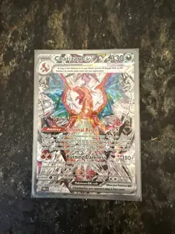 Pokemon TCG Charizard EX 223/197 SV03 Obsidian Flames Holo Ultra Rare 2023 NM - Image 2