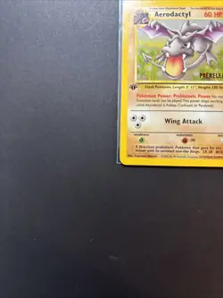 Aerodactyl (Prerelease) 01/62 Pokemon WOTC Promo Holo Fossil NM CLEAN! - Image 4