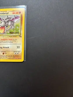 Aerodactyl (Prerelease) 01/62 Pokemon WOTC Promo Holo Fossil NM CLEAN! - Image 5