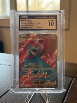Pokemon Salamence ex 177/159 Sv09 Journey Together Ultra Rare Holo CGC 10 2025 - Image 1