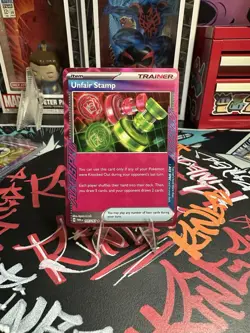 Unfair Stamp 165/167 Sv06 Twilight Masquerade Holo Pokemon Nm - Image 1