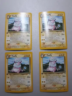 x4 Pokemon TCG Flaaffy Neo Genesis 34/111 Regular 1st Edition Uncommon LP - Image 1
