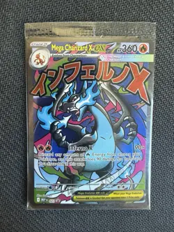 Mega Charizard X ex 023 Promo Mega Evolutions Pokemon NM - Image 1