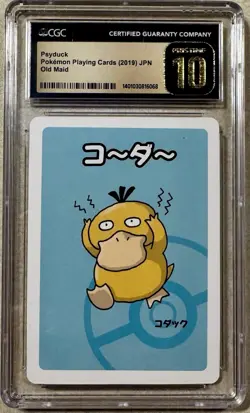 Pokemon 2019 Old Maid PSYDUCK Graded CGC 10 Pristine - Image 1