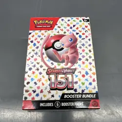 Pokemon Scarlet & Violet 151 Booster Bundle Box English Mew 6 Packs 2023 - Image 1
