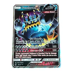 Pokemon Guzzlord GX 63/111 Ultra Beast Ultra Rare Holo SM Crimson Invasion 210HP - Image 1