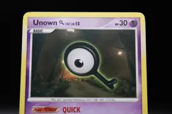 Unown [Q] 49/100 Majestic Dawn Regular 2008 English Pokemon TCG LP - Image 3