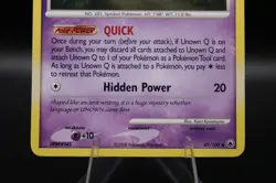 Unown [Q] 49/100 Majestic Dawn Regular 2008 English Pokemon TCG LP - Image 4