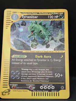 Tyranitar 029/165 Expedition Base Set Holo Ultra Rare Pokemon TCG Nintendo LP+ - Image 3