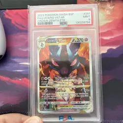 Pokemon TCG Lucario VSTAR SWSH291 Holo Black Star Promo Crown Zenith PSA 9 - Image 1