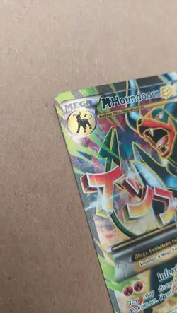 M Houndoom EX Full Art 154/162 XY Breakthrough Holo HP Pokemon TCG - Image 4