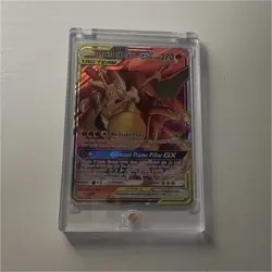 Pokemon Charizard & Braixen GX Ultra Rare TAG TEAM Cosmic Eclipse Holo 22/236 - Image 1