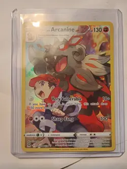 Pokemon TCG Hisuian Arcanine Full Trainer Art Lost Origin TG08/TG30 - Image 2