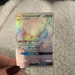 Pokemon Whimsicott GX Ultra Rare Full Art Holo SM-Unbroken Bonds 140/214 HP 190 - Image 1