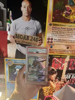 2018 Pokemon Hidden Fates Premium Collection #177a FA Rayquaza GX EN PSA 10 - Image 5