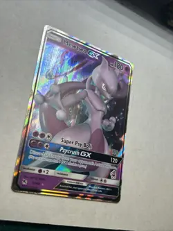 Pokemon Mewtwo GX 31/68 Hidden Fates ULTRA RARE - Image 3