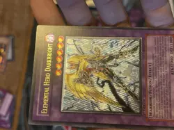 YuGiOh Elemental Hero Darkbright TAEV-EN042 1st Edition VLP/NM Ultimate Rare - Image 3