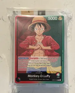 One Piece TCG Sealed Monkey D. Luffy Demo Deck New Post Errata - Image 1