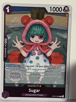 Sugar OP10-065 Foil R Royal Blood NM One Piece Fast Ship - Image 1