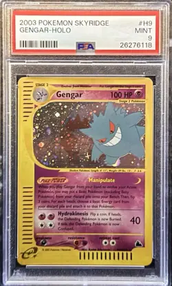 Gengar 2003 Pokemon Skyridge E-Card Holo Rare Mint H9/H32 PSA 9 - Image 1