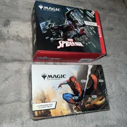 MTG Marvel's Spider-Man Play Booster Box + Bundle - New - HELPS STRAYS - Image 1