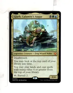 MTG SkeenAB Glarb Calamity's Augur FOIL from BLB. NM. - Image 1