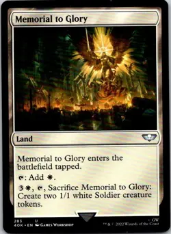 Magic the Gathering Memorial to Glory Warhammer 40,000 Commander MTG Free Ship! - Image 1