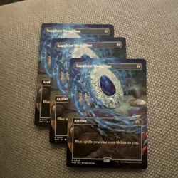 Sapphire Medallion (Borderless) #349 (NM) Modern Horizons 3 MH3 Magic MTG - Image 1