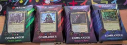 Magic MTG Commander Deck 2019 Set of 4 Decks English Factory Sealed - Image 1