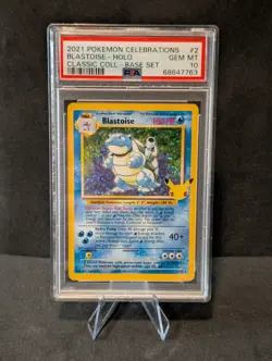 Pokemon TCG - Celebrations 2022 - Blastoise #2 - PSA 10 - Image 1