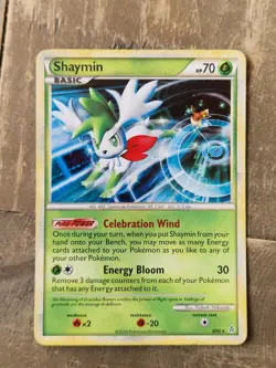 Pokemon 2010 Holo Shaymin 8/95 HGSS Unleashed - Image 1