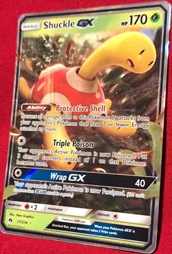 Shuckle GX 17/214 Pokemon SM Lost Thunder 2018 Ultra Rare Full Art NM/M - Image 2