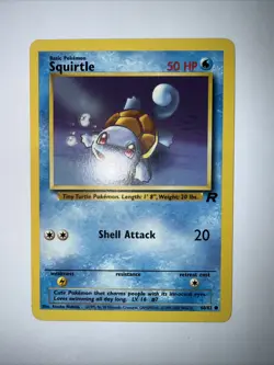 Pokemon TCG Squirtle Team Rocket 68/82 Regular Unlimited Common - Image 1