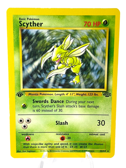 1st Edition Scyther 26/64 - Jungle - Rare - Pokemon - LP - Image 1