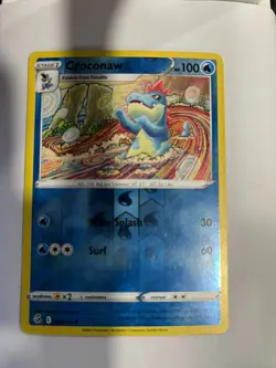 Croconaw 056/264 Fusion Strike Pokemon Reverse Holo Foil Rare - Image 1