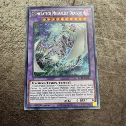 Chimeratech Megafleet Dragon - BLAR-EN085 - Secret Rare 1st Yugioh MP - Image 1